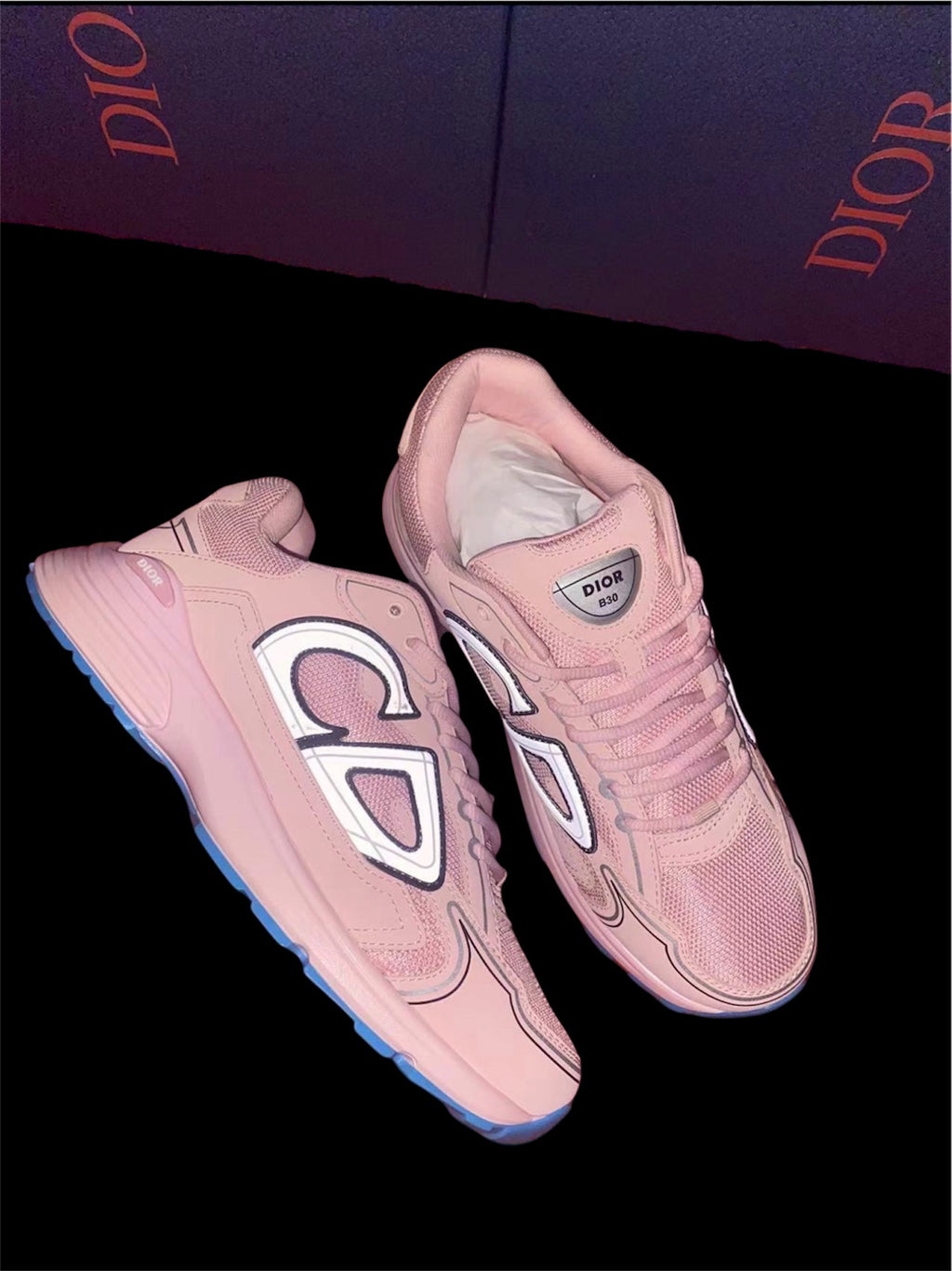 1-1 DIOR B30 PALE PINK & BLUE